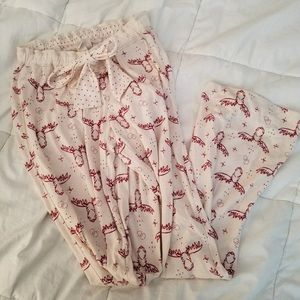 Abercrombie Kids red moose pajamas